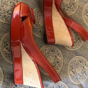Tahari shoes with appx 3 inch wedge